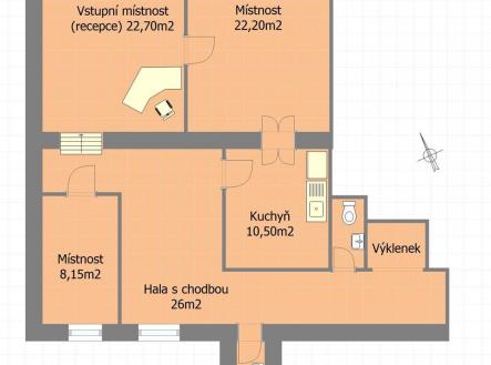 Pronájem - obchodní prostor, 94 m²