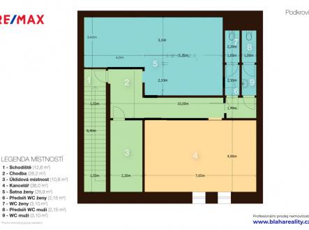 Pronájem - obchodní prostor, 232 m²