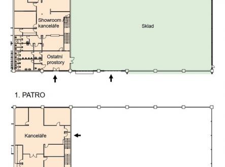 Pronájem - skladovací prostor, 1 393 m²