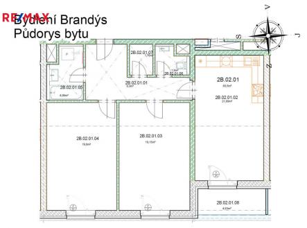 Prodej bytu, 3+kk, 84 m²