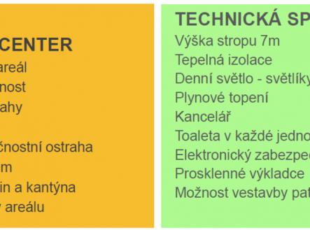 Pronájem - skladovací prostor, 330 m²