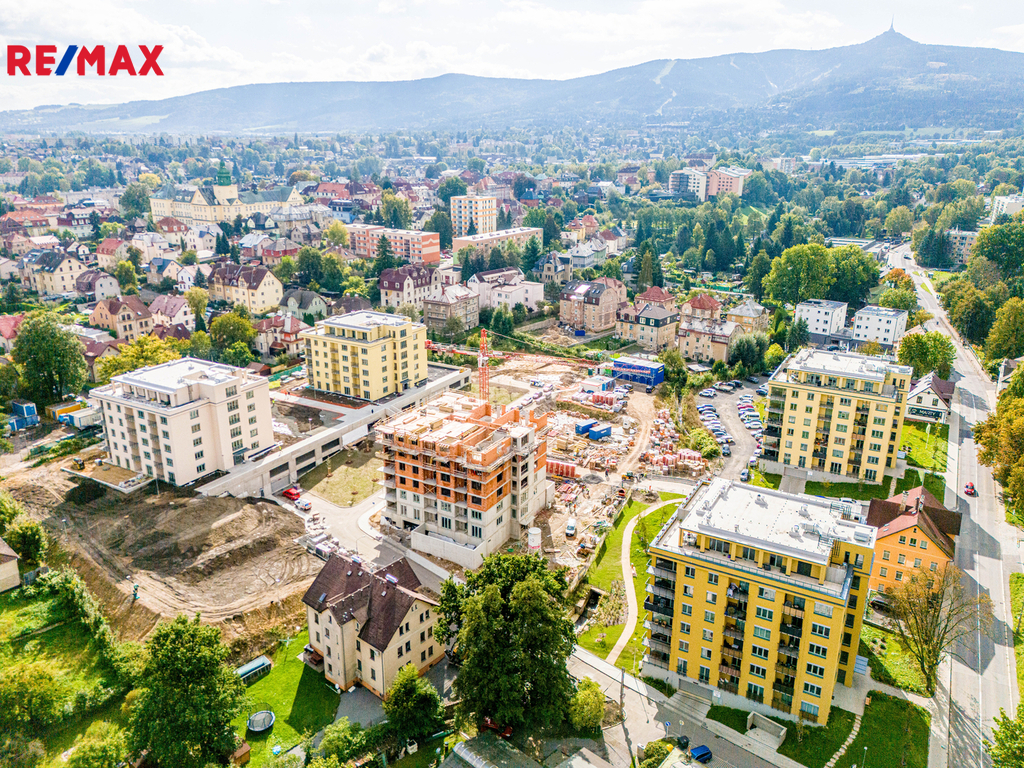 Probíhající výstavba bytových domů