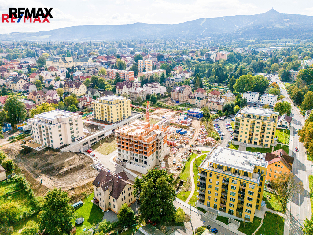 Probíhající výstavba bytových domů