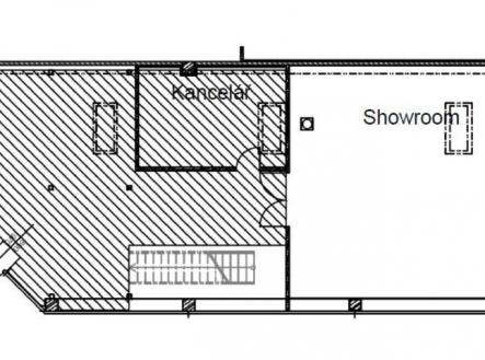 Pronájem - skladovací prostor, 276 m²