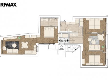 Prodej bytu, 2+kk, 95 m²