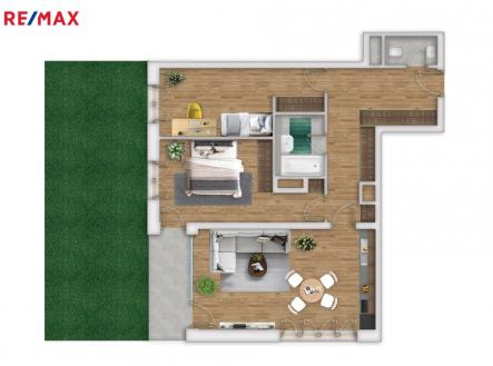 Prodej bytu, 3+kk, 89 m²