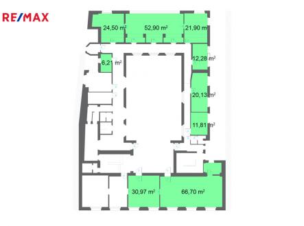Pronájem kanceláře, 245 m²