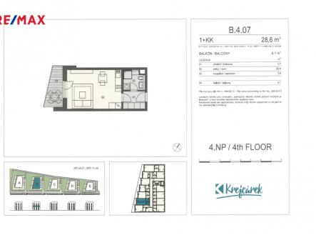Prodej bytu, 1+kk, 34 m²