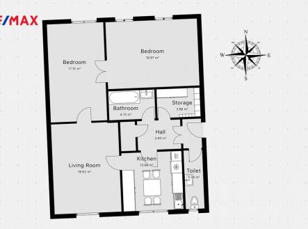 Prodej bytu, 3+1, 126 m²