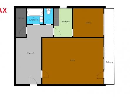Prodej bytu, 2+kk, 55 m²