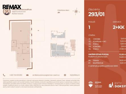 Prodej bytu, 2+kk, 73 m²