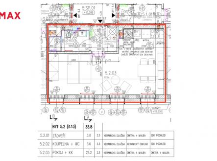 Pronájem bytu, 1+kk, 34 m²
