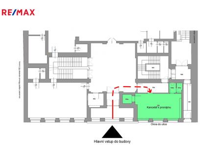 Pronájem kanceláře, 31 m²