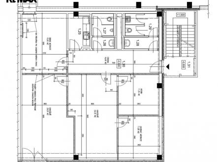 Pronájem kanceláře, 135 m²