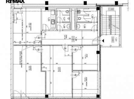 Pronájem kanceláře, 135 m²