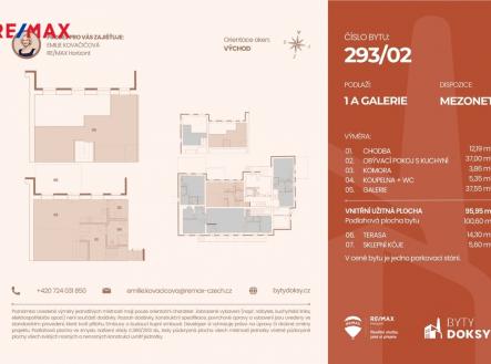 Prodej bytu, 2+kk, 114 m²