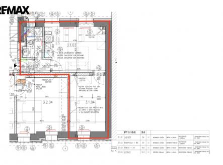 Pronájem bytu, 2+kk, 35 m²