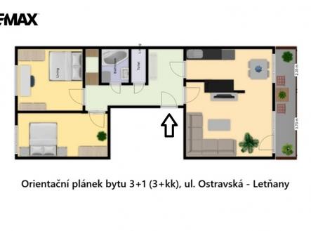 Prodej bytu, 3+1, 81 m²