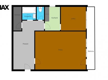 Prodej bytu, 2+kk, 55 m²