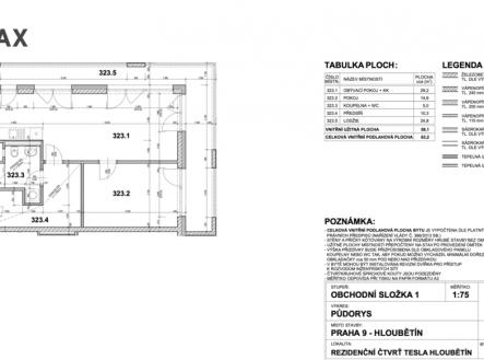 Pronájem bytu, 2+kk, 63 m²