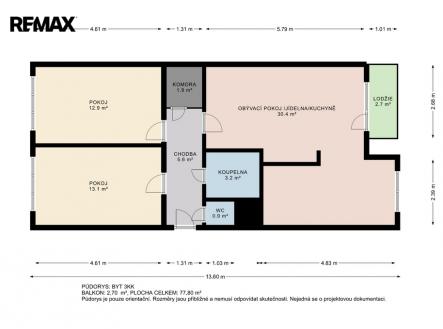 Prodej bytu, 3+1, 75 m²