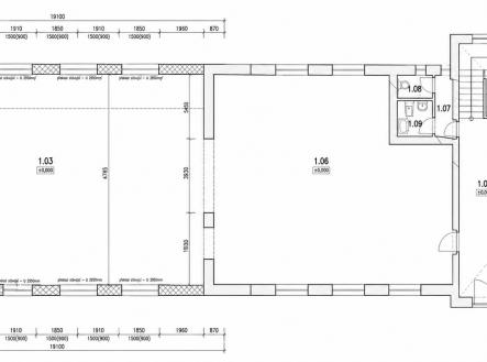 Pronájem obchodní prostory, 301 m²