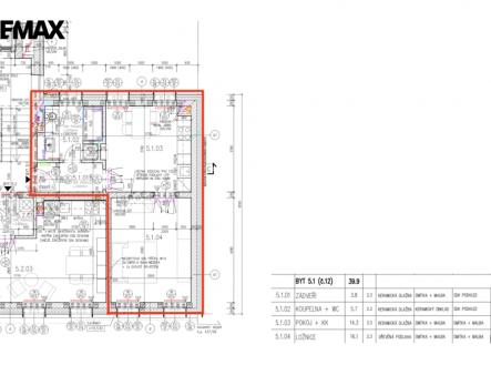 Pronájem bytu, 2+kk, 40 m²
