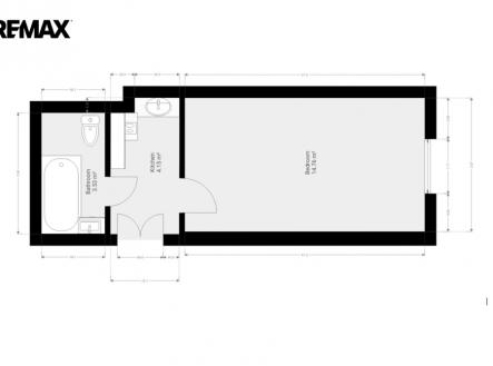 Pronájem bytu, 1+1, 23 m²