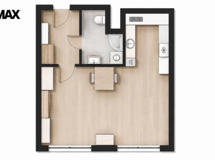 Pronájem bytu, 1+kk, 35 m²