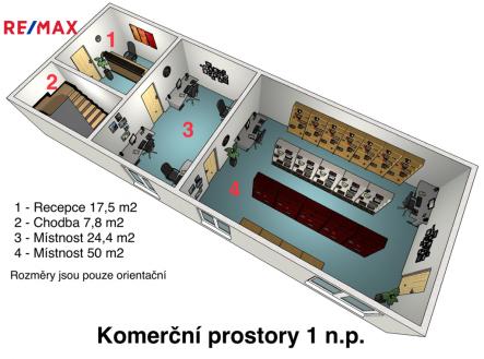 Pronájem skladovací prostor, 135 m²