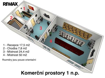 Pronájem skladovací prostor, 135 m²