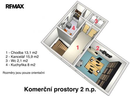 Pronájem skladovací prostor, 135 m²
