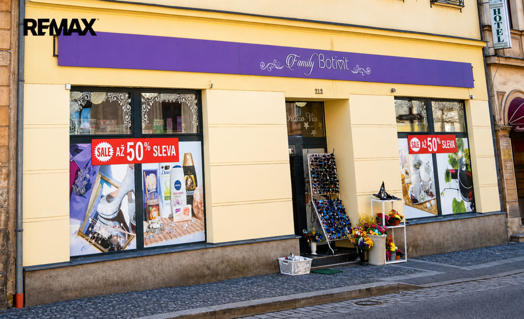 Vchod Palackého ulice
