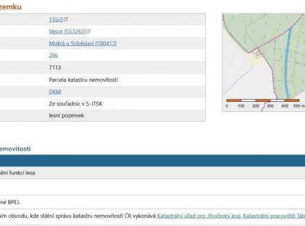 Prodej pozemku, les, 24 818 m²