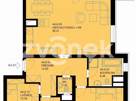 Prodej bytu, 4+kk, 121 m²