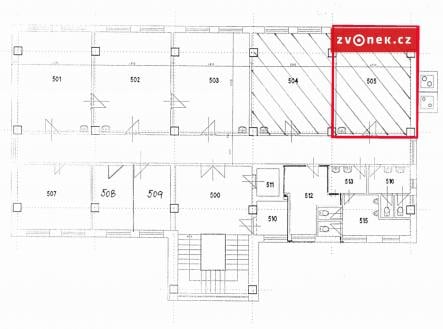 Pronájem - kanceláře, 30 m²