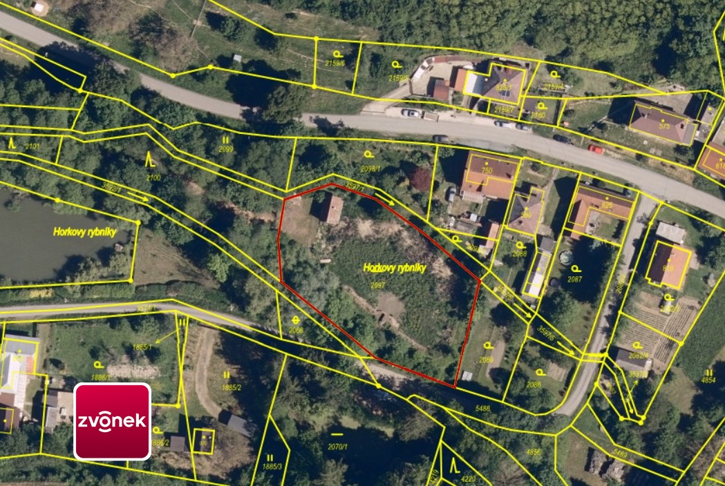 Prodej rybníku - vodní plochy Helenkovice 1 mapka web (6)