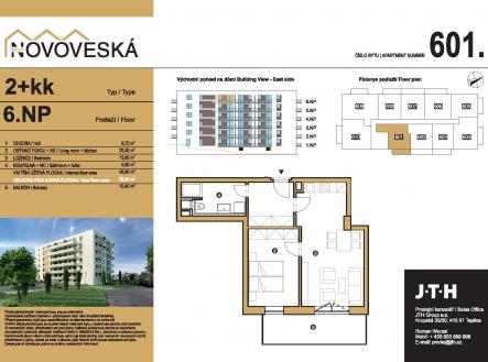 Prodej bytu, 2+kk, 63 m²