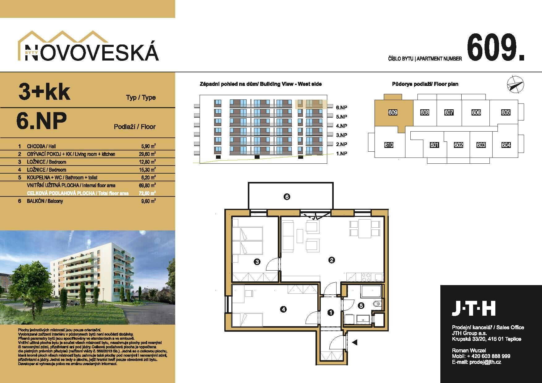 Bytový dům Novoveská - ihned k nastěhování