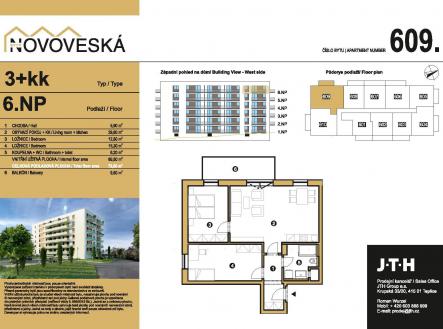 Prodej bytu, 3+kk, 82 m²