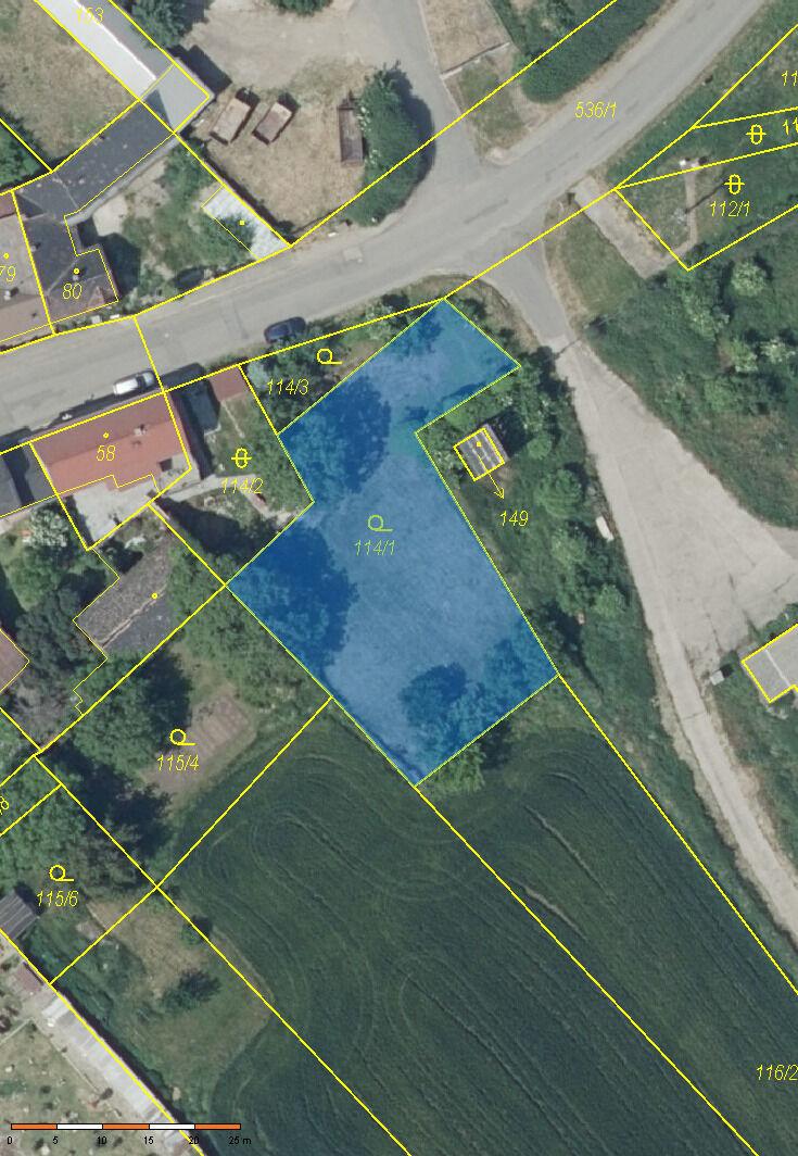 Prodej stavební parcely Lukavec - 944 m²