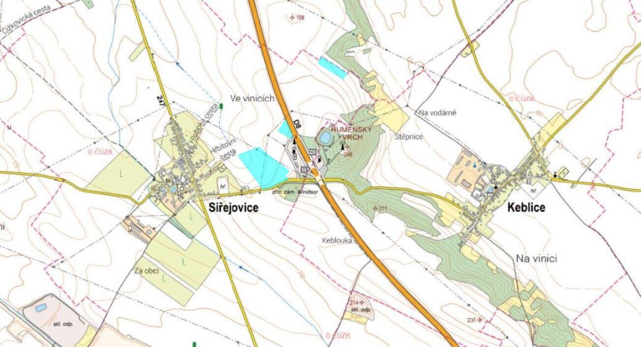 Pronájem zemědělské půdy Siřejovice