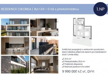 Prodej bytu, 2+kk, 47 m²