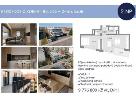 Prodej bytu, 2+kk, 49 m²