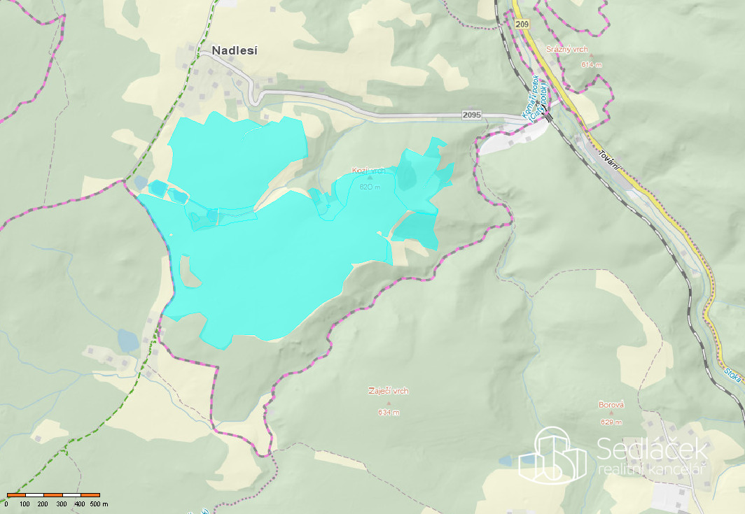 Prodej rozsáhlého souboru zemědělských pozemků – 119,74 ha, Nadlesí u Lokte, okres Sokolov