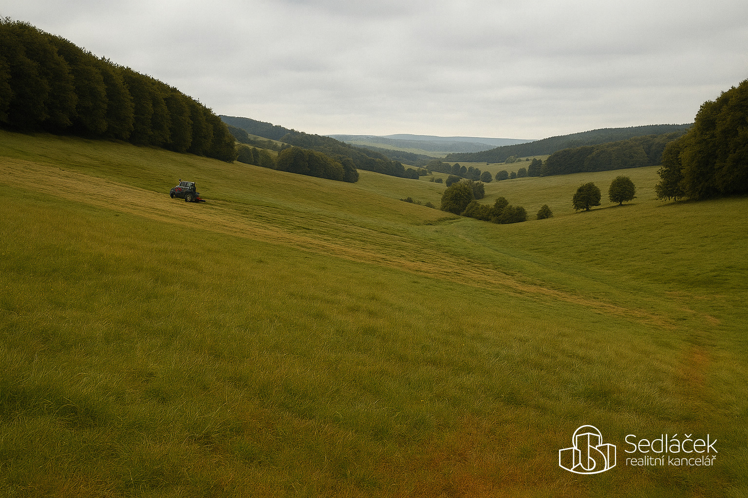 Prodej rozsáhlého souboru zemědělských pozemků – 119,74 ha, Nadlesí u Lokte, okres Sokolov