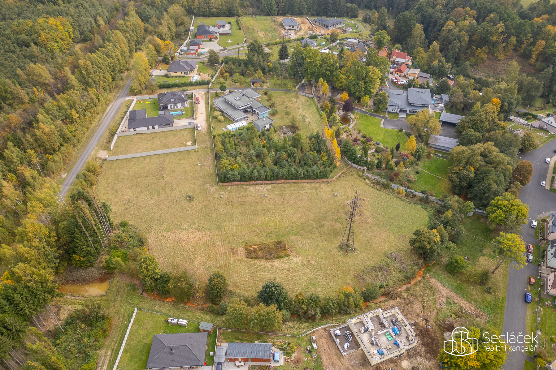 Pozemky pro výstavbu rodinných domů v Lomnici u Sokolova