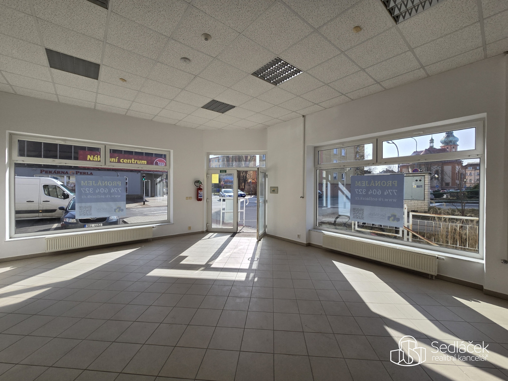 Obchodní prostory v centru města Sokolov