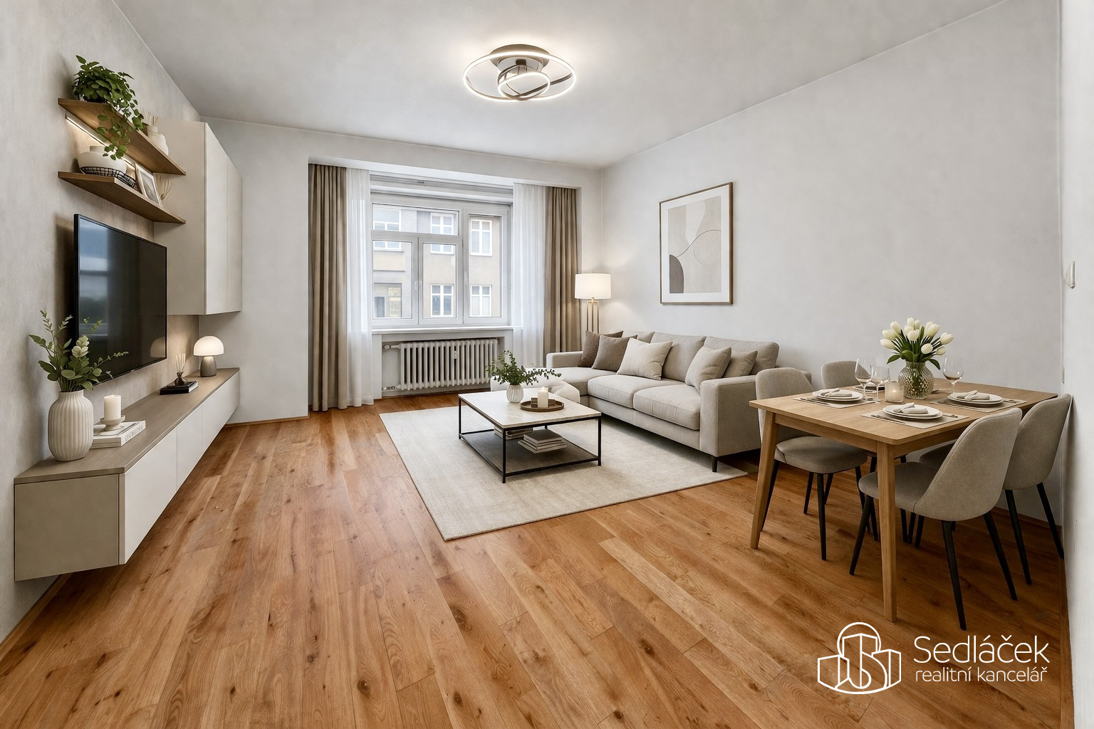 Prostorný byt 3+kk s balkonem, 78 m² | Praha 4 – Podolí