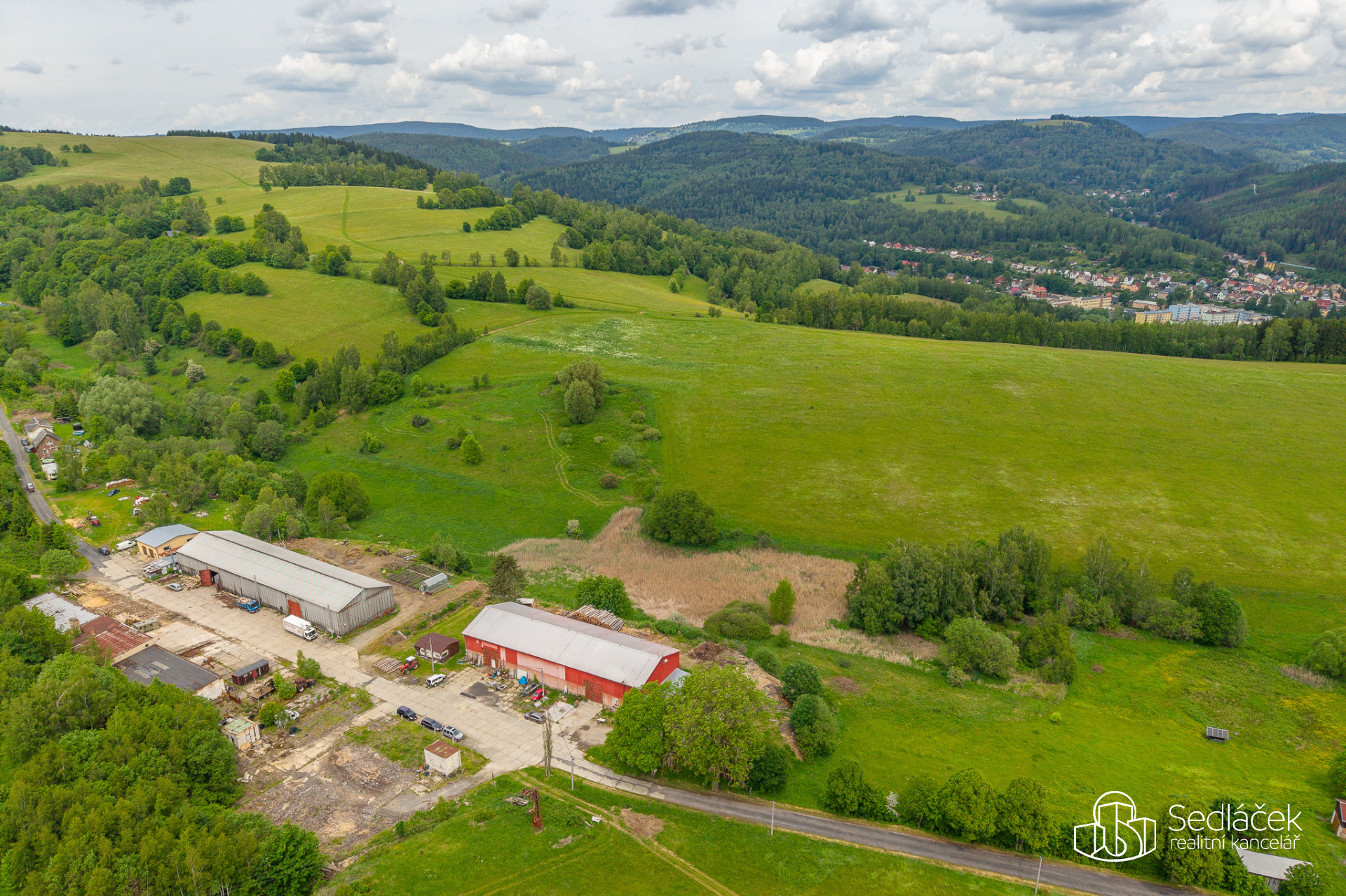 Prodej zemědělských pozemků 60 647 m²  Krásná u Kraslic .